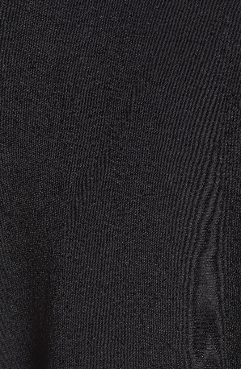 ASTR the Label Crochet Sleeve Wrap Dress, Alternate, color, 