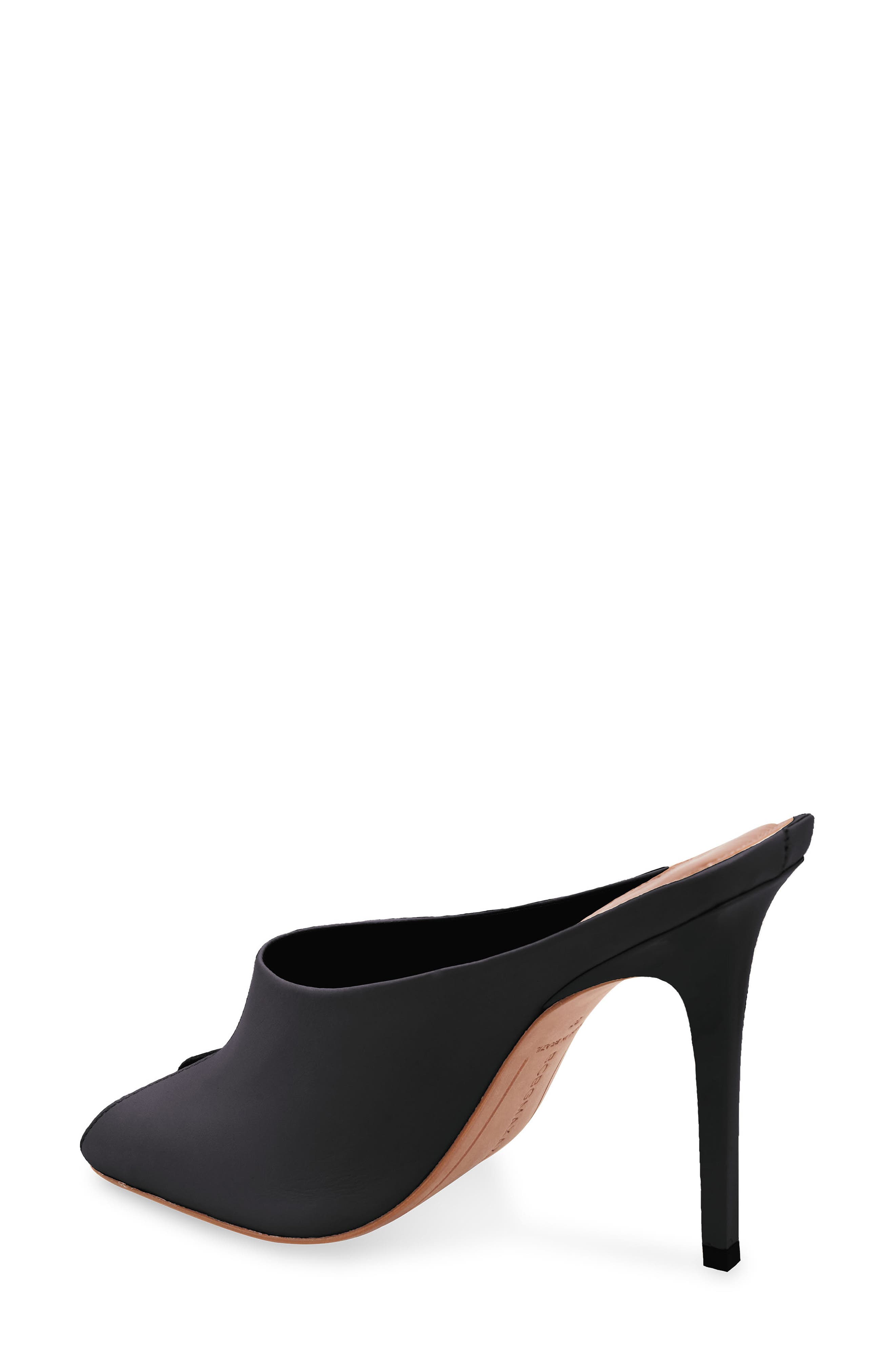 BCBGMAXAZRIA Zenith Peep Toe Mule, Alternate, color, Black