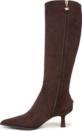 Yulia Pointy Toe Knee High Boot