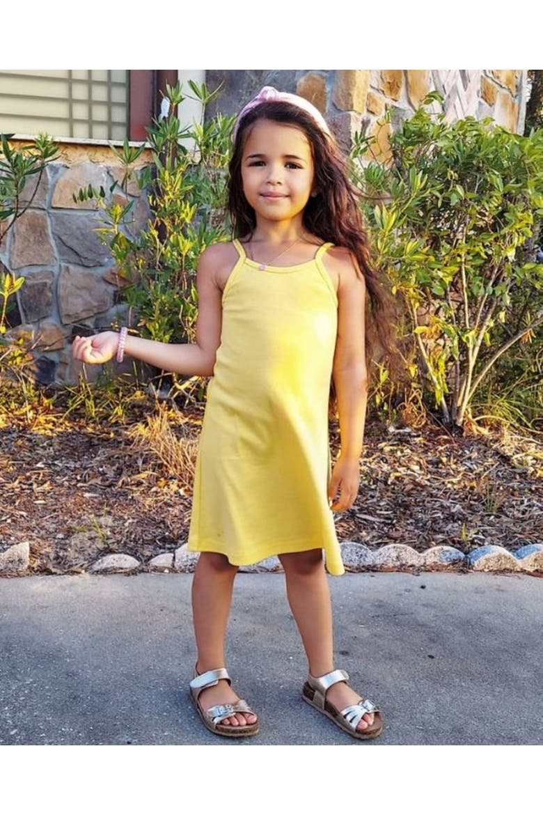 Baby Girls Soft 100% Camisole Dress, Alternate, color, Black
