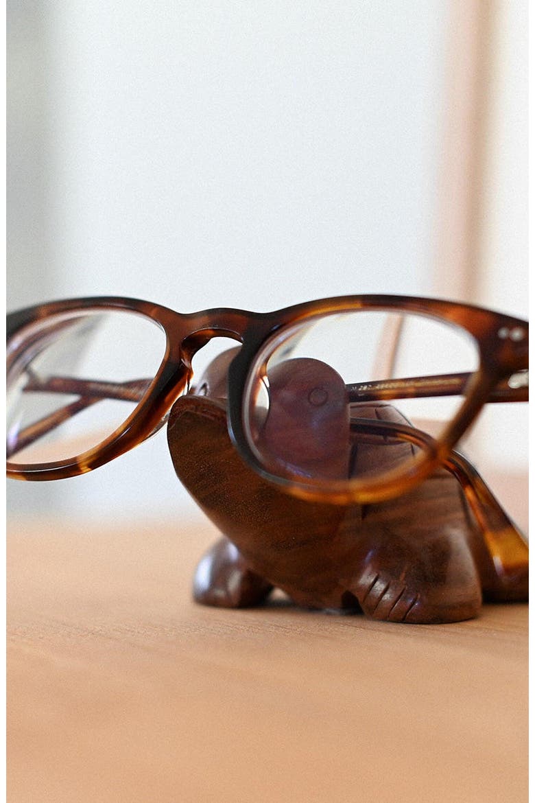 Turtle Eyeglasses Holder/Stand, Alternate, color, Brown