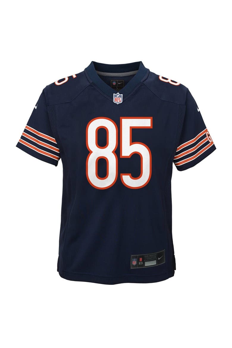 Youth Nike Cole Kmet Navy Chicago Bears Team Game Jersey, Alternate, color, Navy