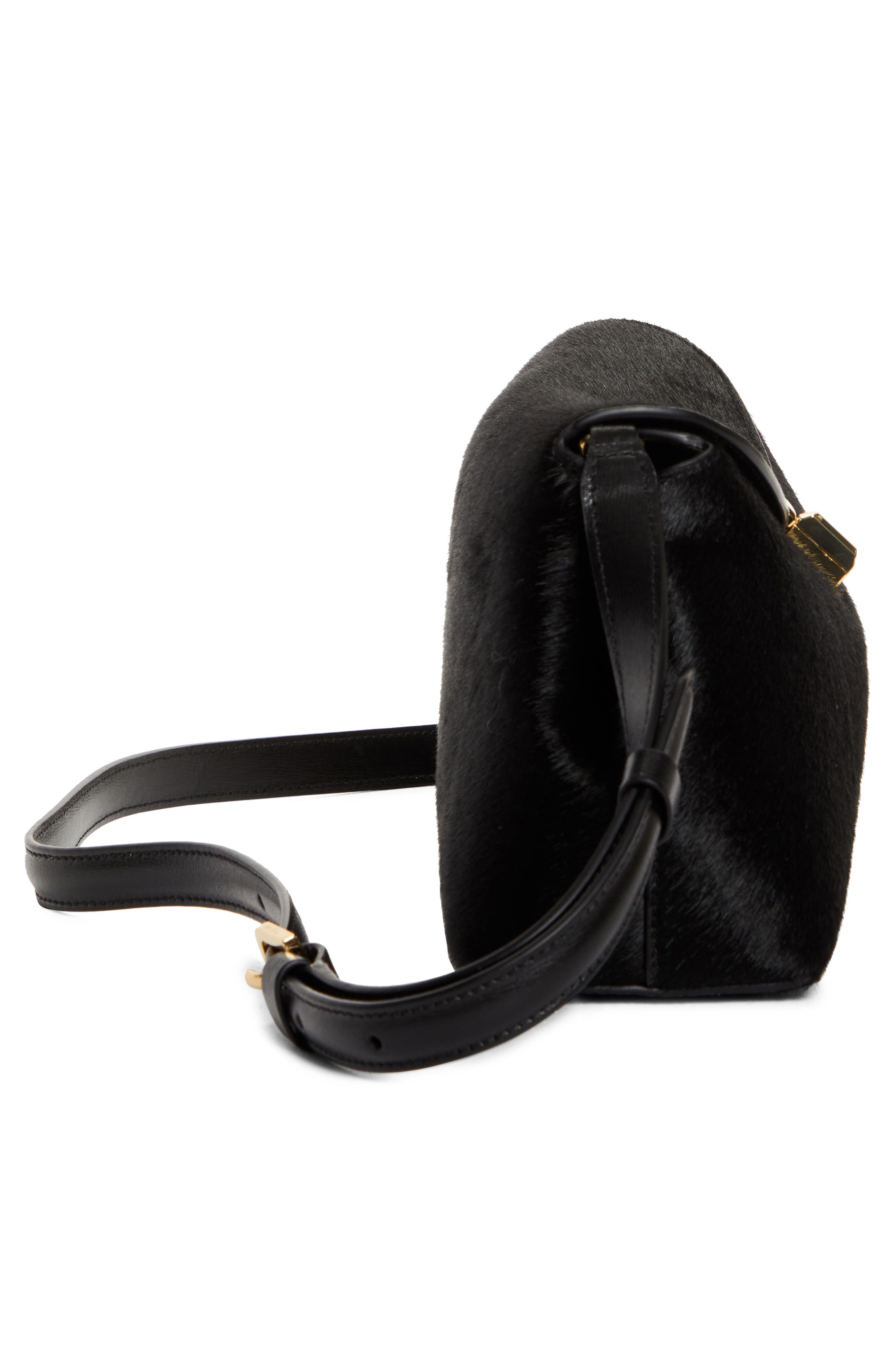 TOTEME T-Lock Genuine Calf Hair Clutch, Alternate, color, 