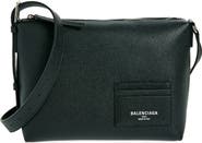 Balenciaga Small Debit Leather Messenger Bag