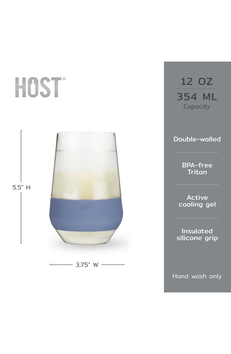 HOST Wine FREEZE XL Cooling Cup Set of 2, Alternate, color, Slate Blue