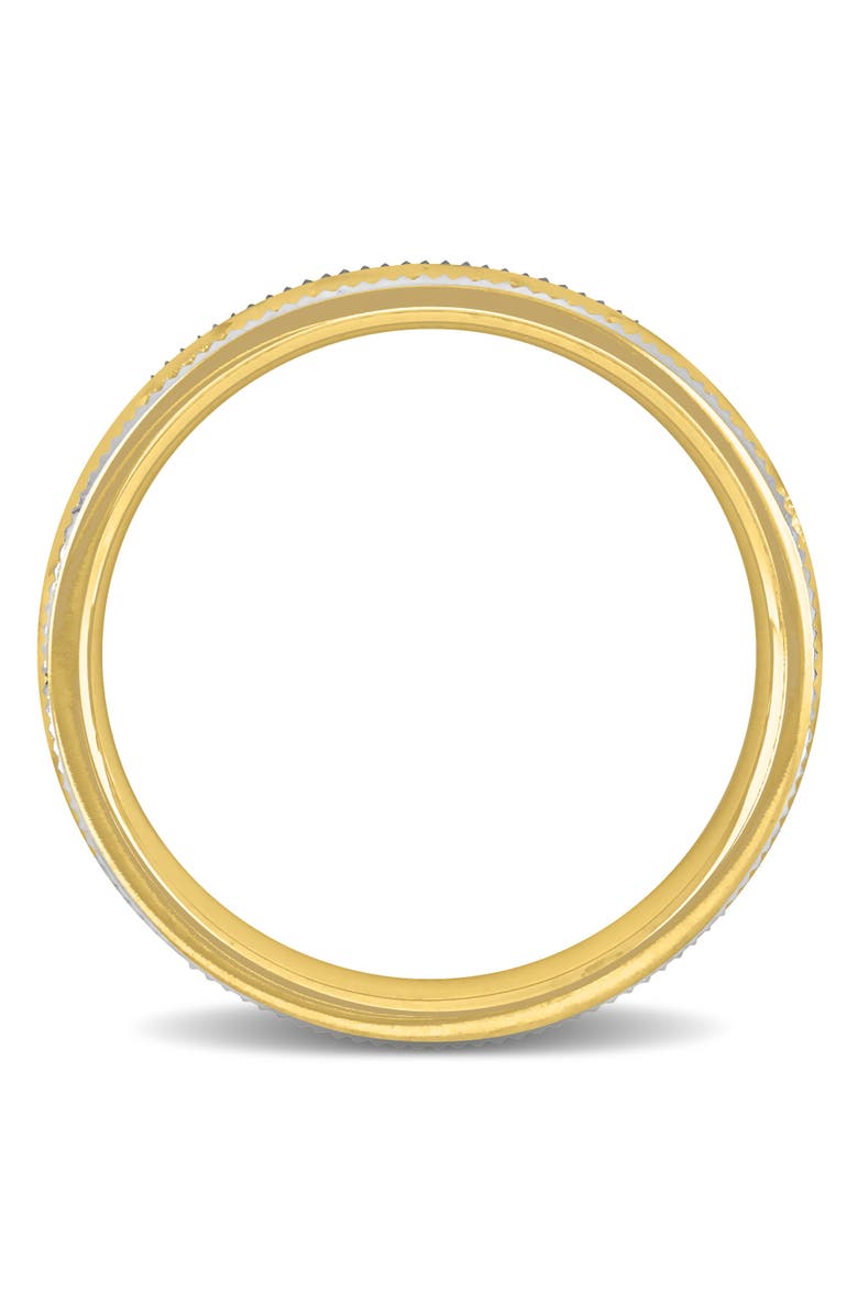 Julianna B. Brushed & Hammered Finish Band 14k Two-Tone, Alternate, color, 