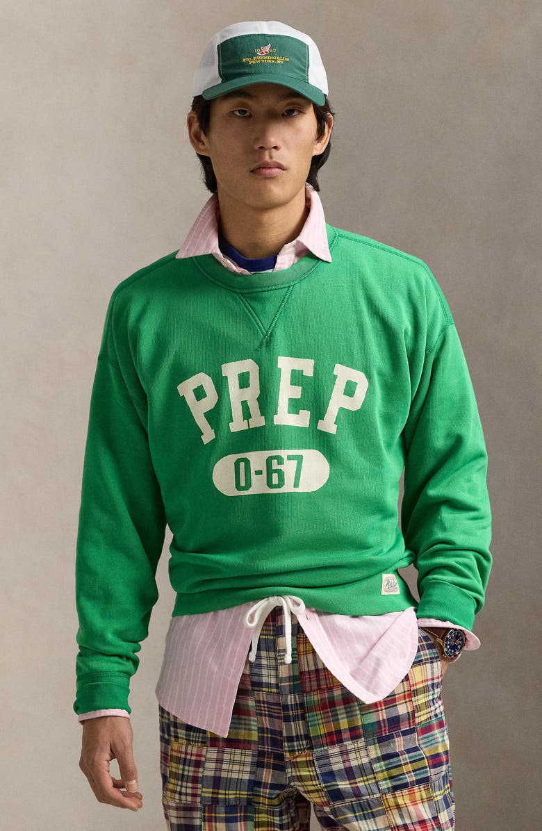 Polo Ralph Lauren Vintage Fit Graphic Sweatshirt, Alternate, color, 