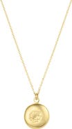 Set & Stones Ruby Birth Flower Necklace