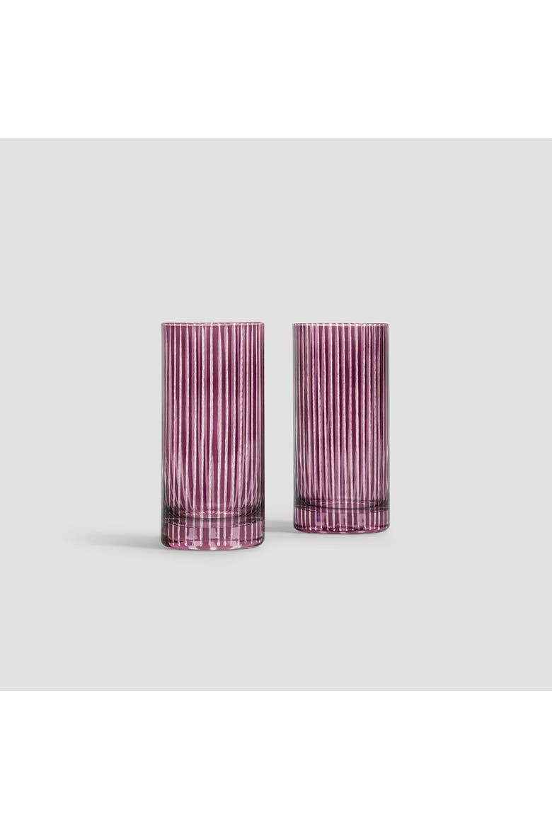 Lax Set of glasses for drinks, Main, color, Purple