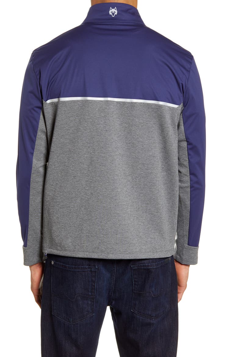 Hybrid Golf Jacket, Alternate, color, SMOKE HEATHER