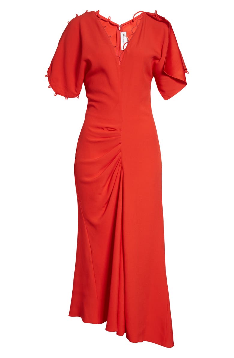 Victoria Beckham Rouleau Trim Draped, Alternate, color, Cayenne
