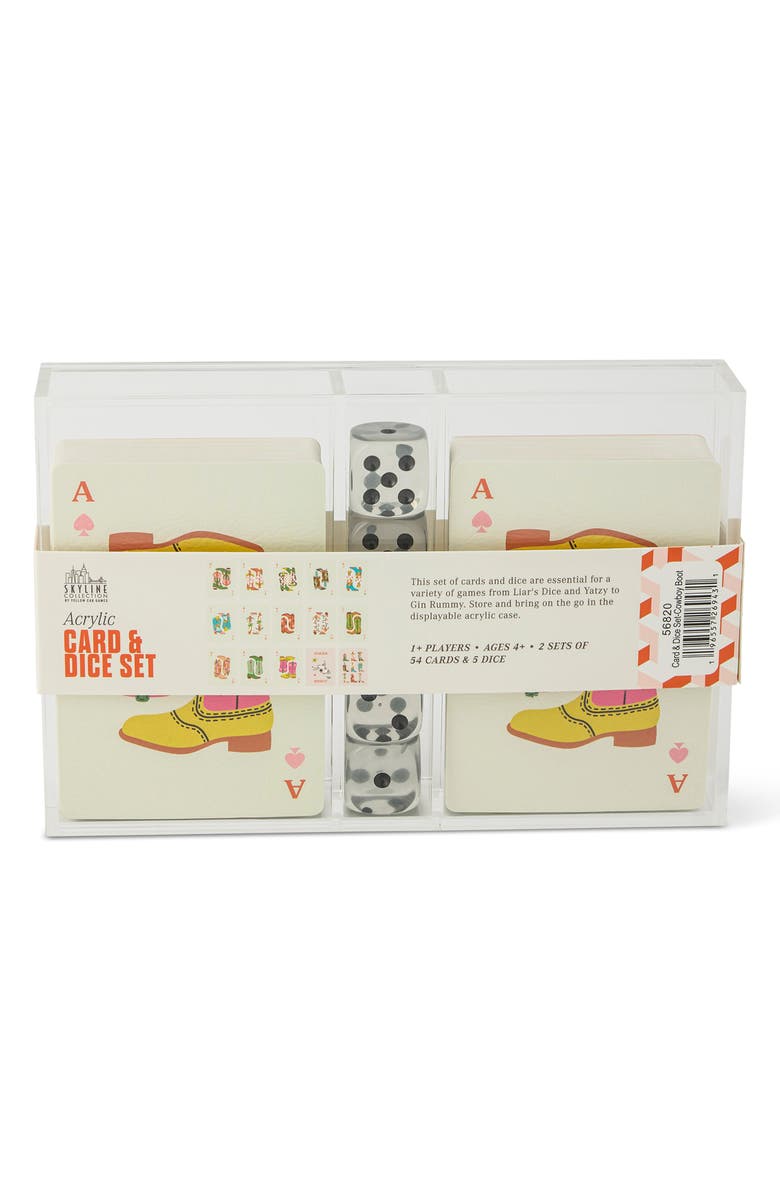 Core Home Cowboy Boot Card & Dice Set, Alternate, color,