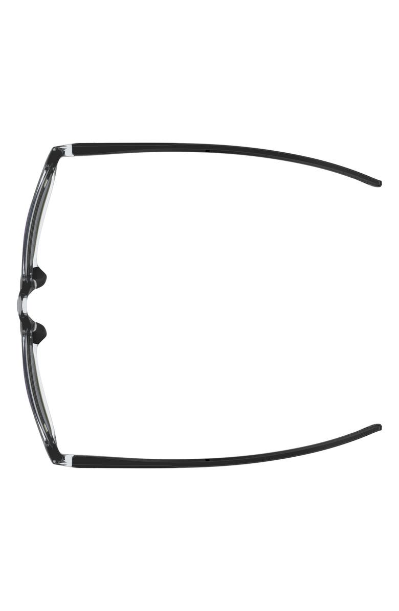 Under Armour 55mm Square Sunglasses, Alternate, color, Crystal