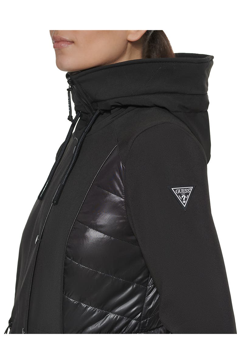 GUESS Water-Resistant Hooded Jacket, Alternate, color,