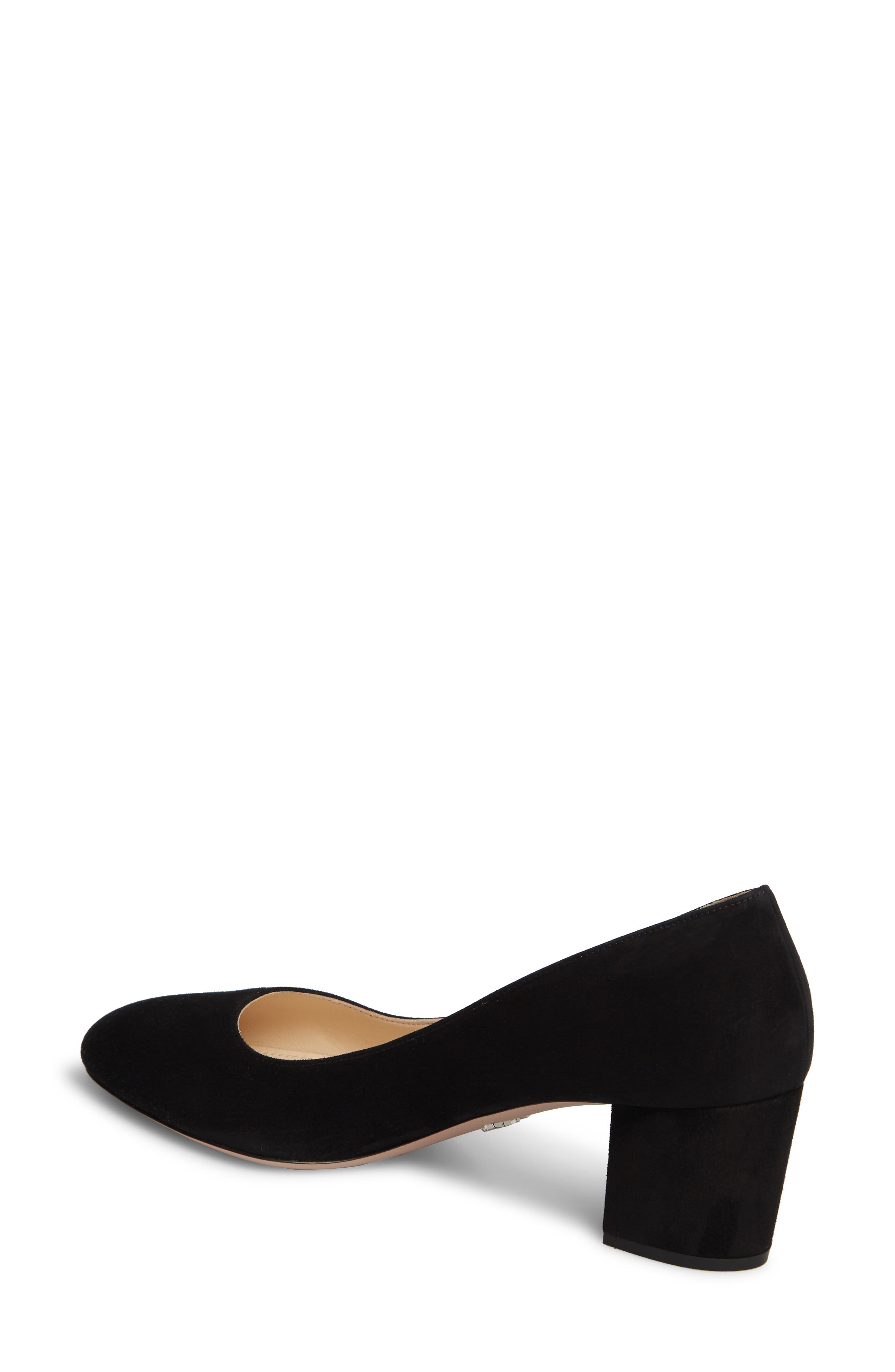 Prada Round Toe Pump, Alternate, color, 