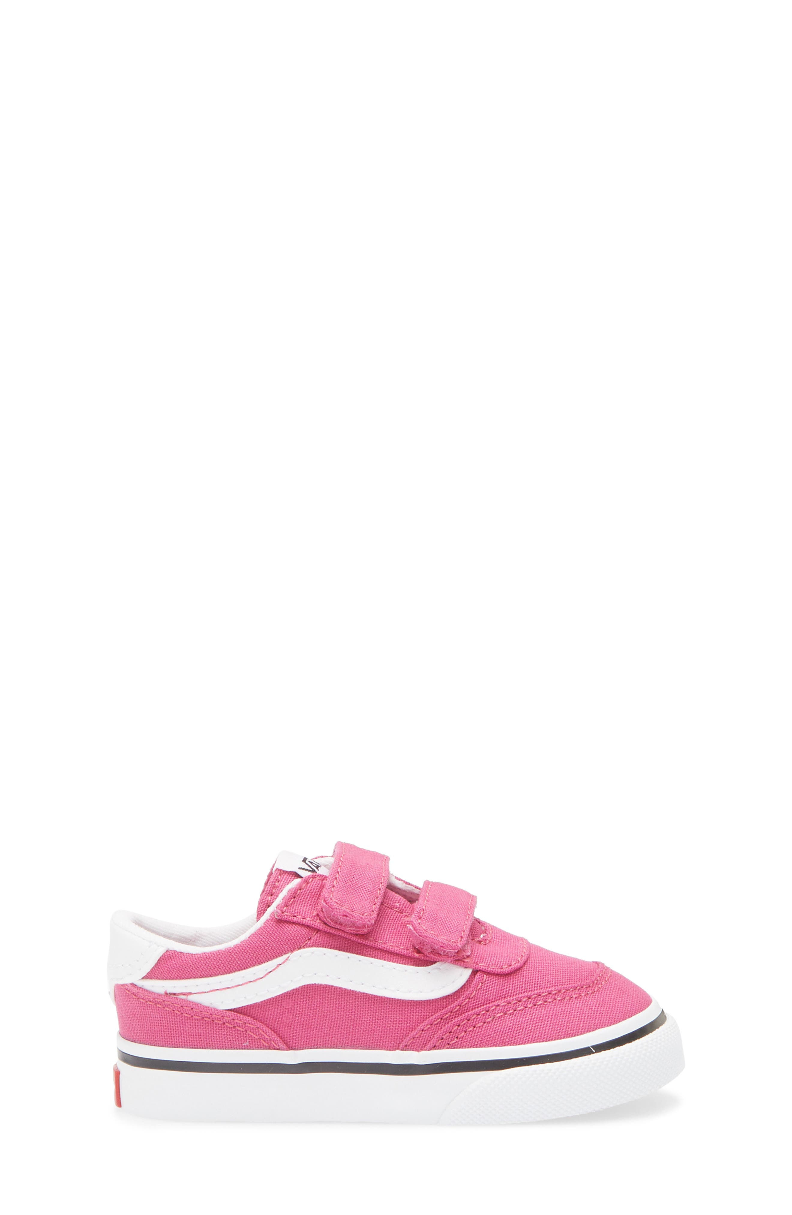 Vans Kids' Canvas Brooklyn Sneaker, Alternate, color, Raspberry Rose