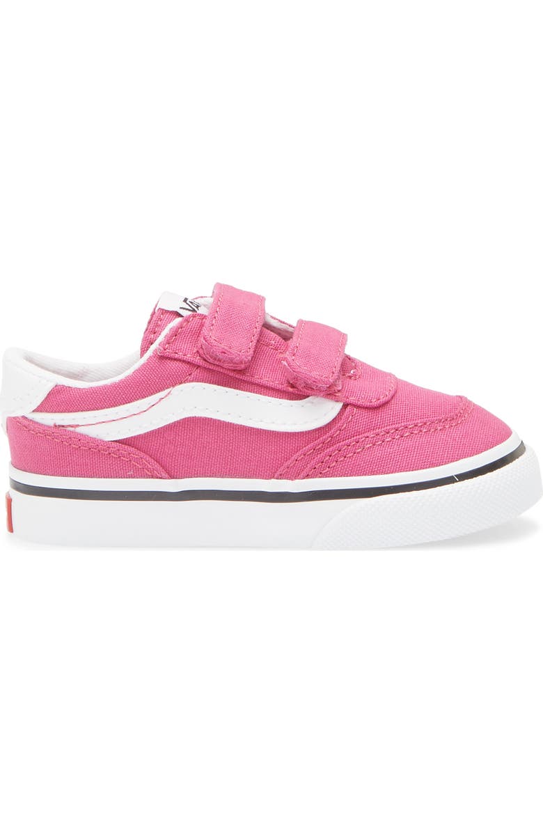 Vans Kids' Canvas Brooklyn Sneaker, Alternate, color, Raspberry Rose