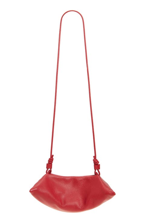 Mini Origami Leather Crossbody Bag