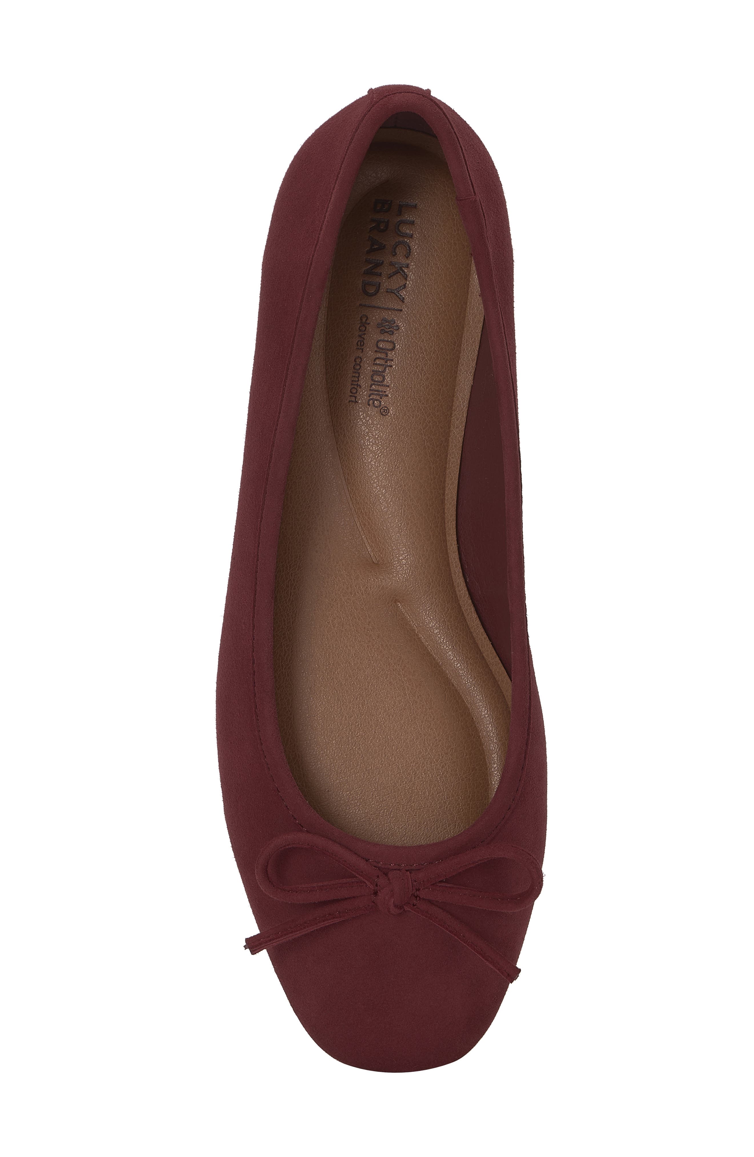 Tinnia Ballet Flat, Alternate, color, CRANBERRY