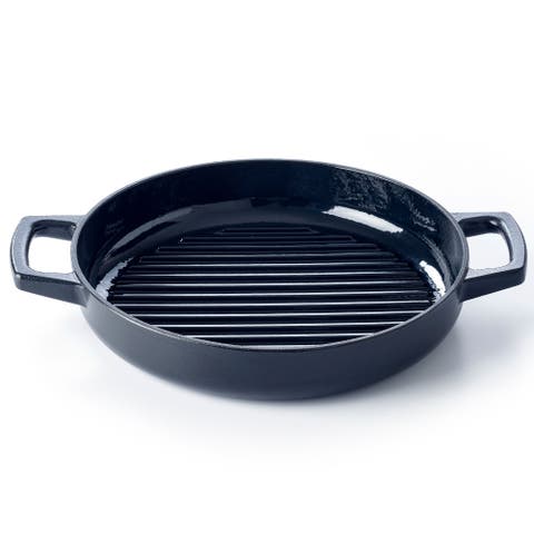 Nori 11-inch Enameled Cast Iron Grill Pan