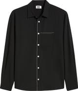 KROST Blanket Stitch Button-Up Shirt