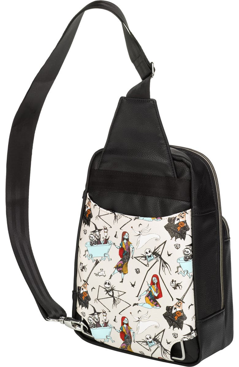 Petunia Pickle Bottom x Disney The Nightmare Before Christmas Crisscross Sling Bag, Alternate, color,