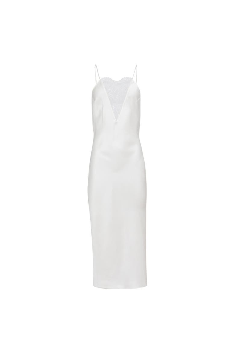 Frankie Lace Slip Dress, Alternate, color, IVORY