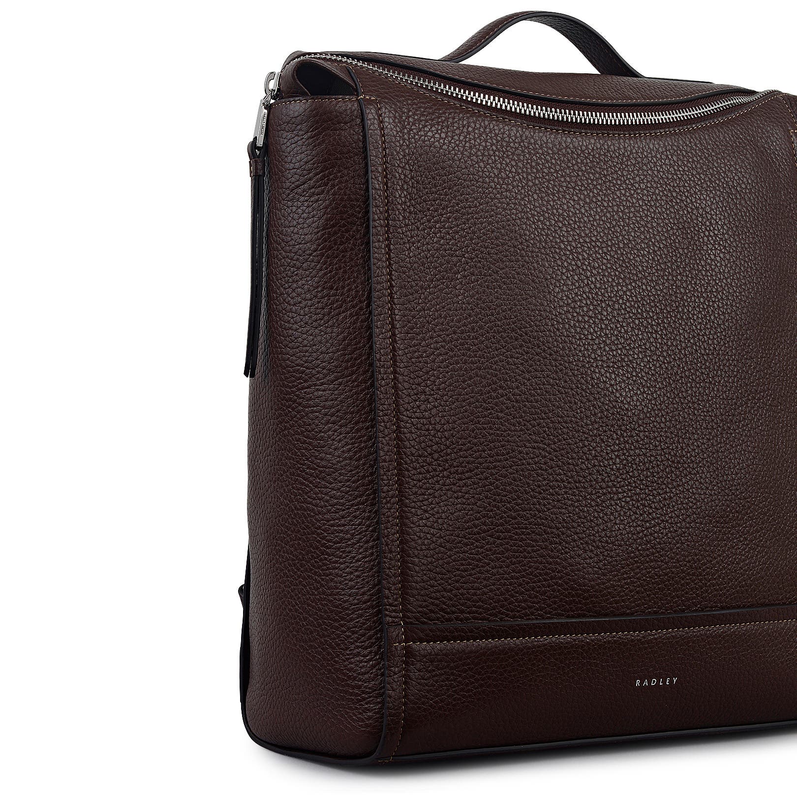 Radley Oak Street Medium Ziptop Backpack, Alternate, color, Dark Oak