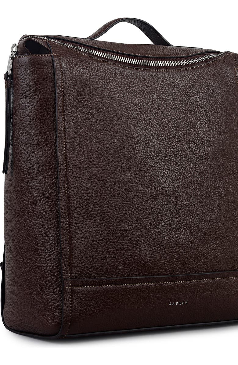 Radley Oak Street Medium Ziptop Backpack, Alternate, color, Dark Oak