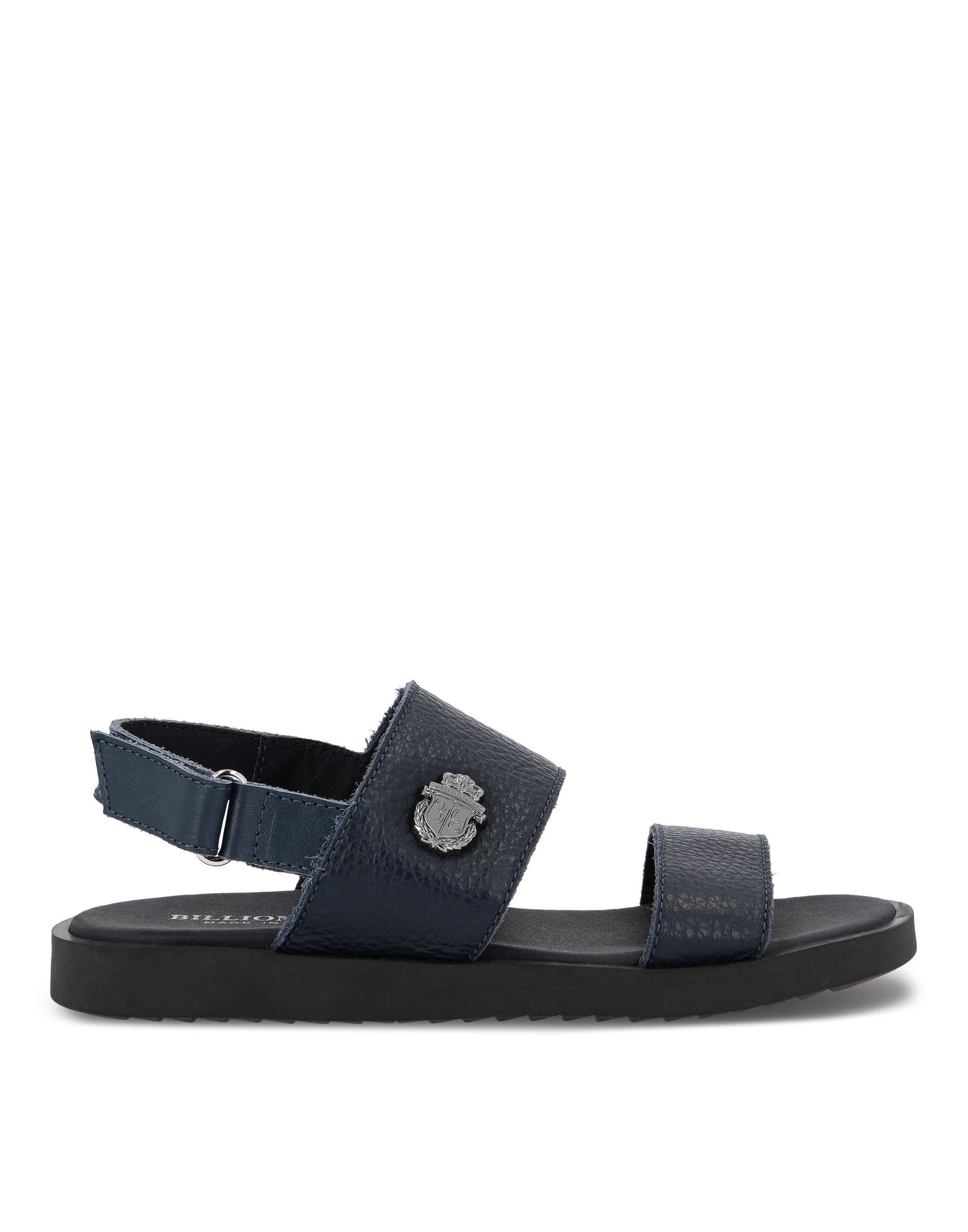 Sandals Flat Boy, Alternate, color, darkblue