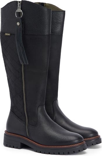 Barbour rebecca boots black best sale