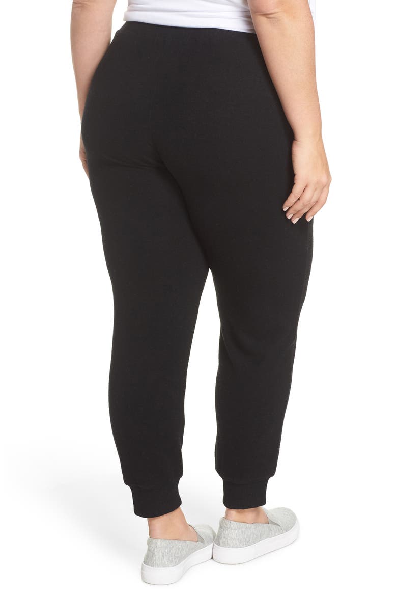 x Living in Yellow Skye Joggers (Nordstrom Exclusive), Alternate, color, BLACK