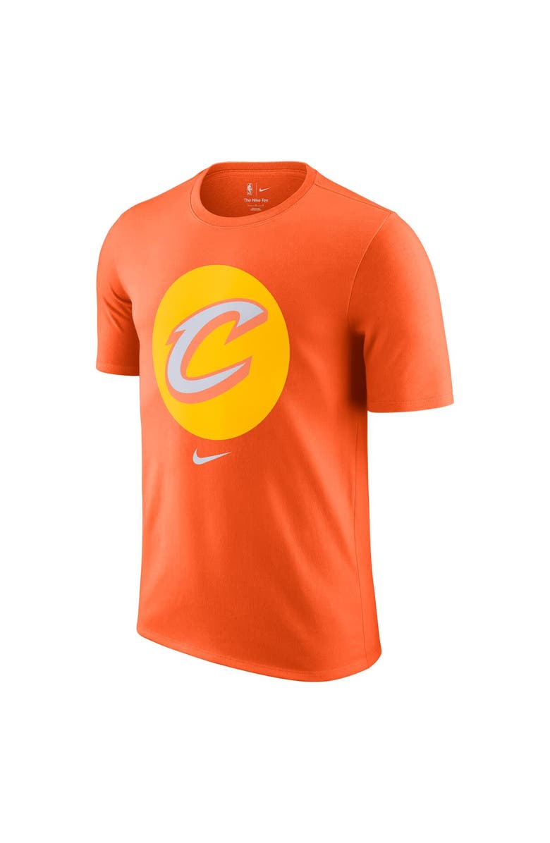 Nike Men's Nike  Orange Cleveland Cavaliers 2025/26 City Edition Remix Essential Logo T-Shirt, Alternate, color, Orange