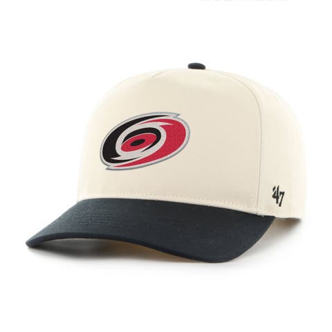 Men's '47 Cream/Black Carolina Hurricanes Logo Hitch Adjustable Hat