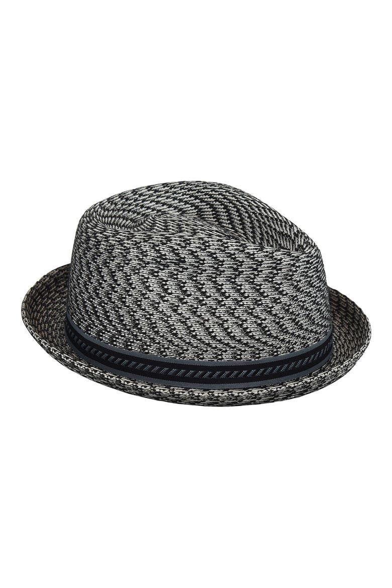 Mannes Straw Hat, Main, color, CHARCOAL MELANGE