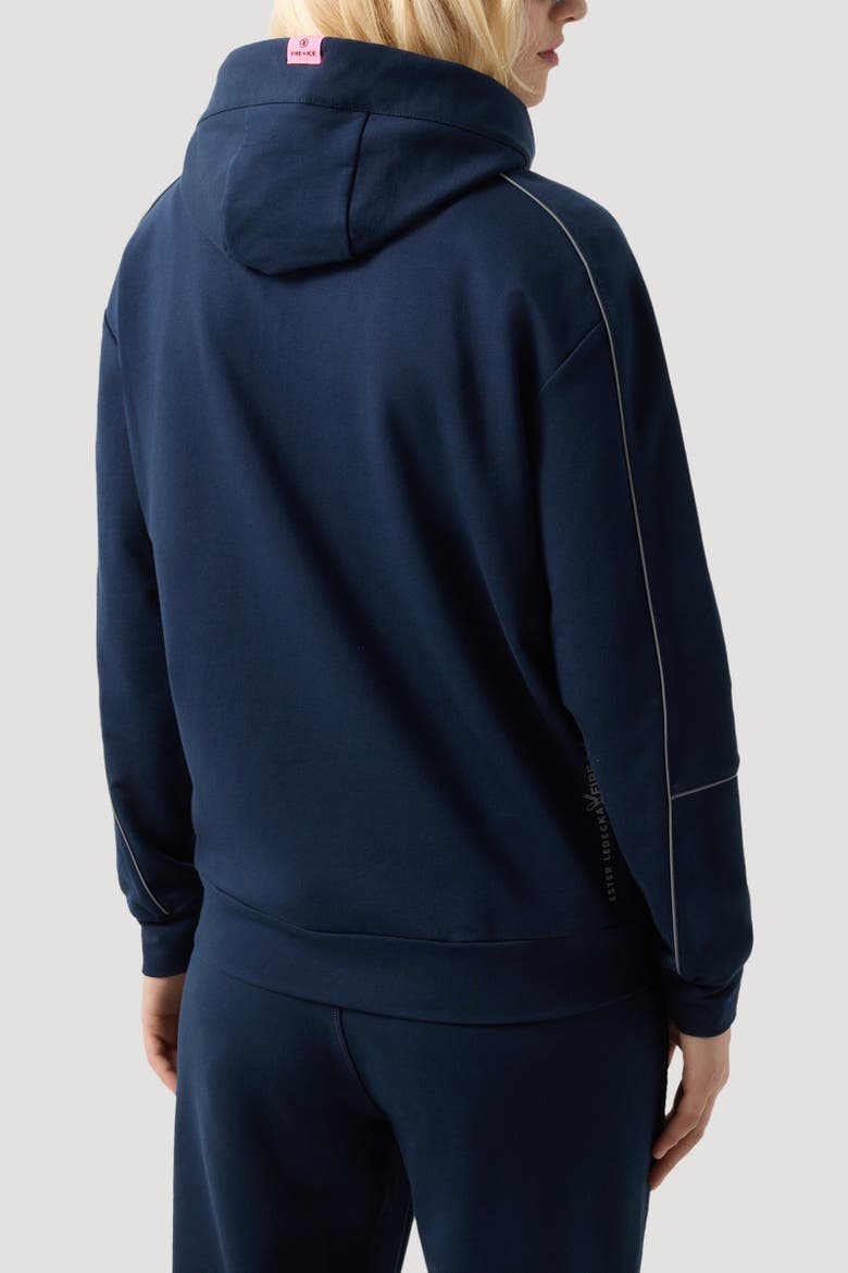 Enia Jersey Jacket, Alternate, color, Navy blue