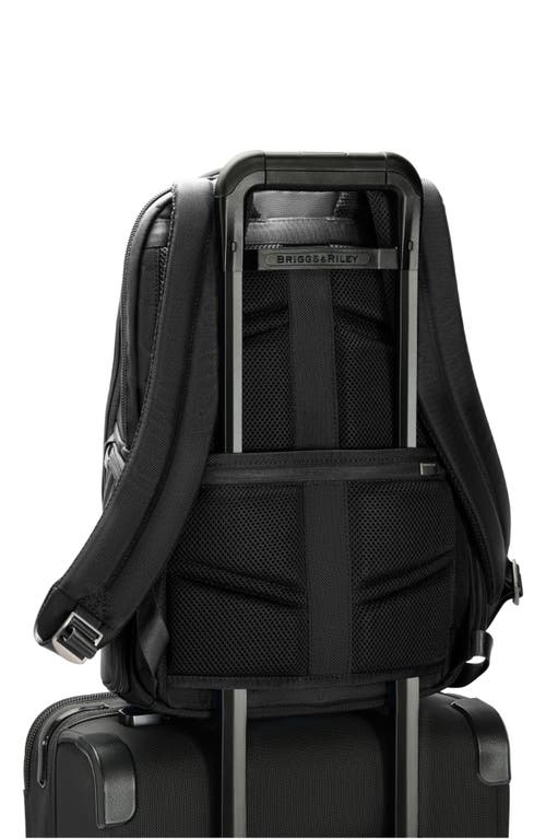 Briggs & Riley Medium Work Backpack In Black