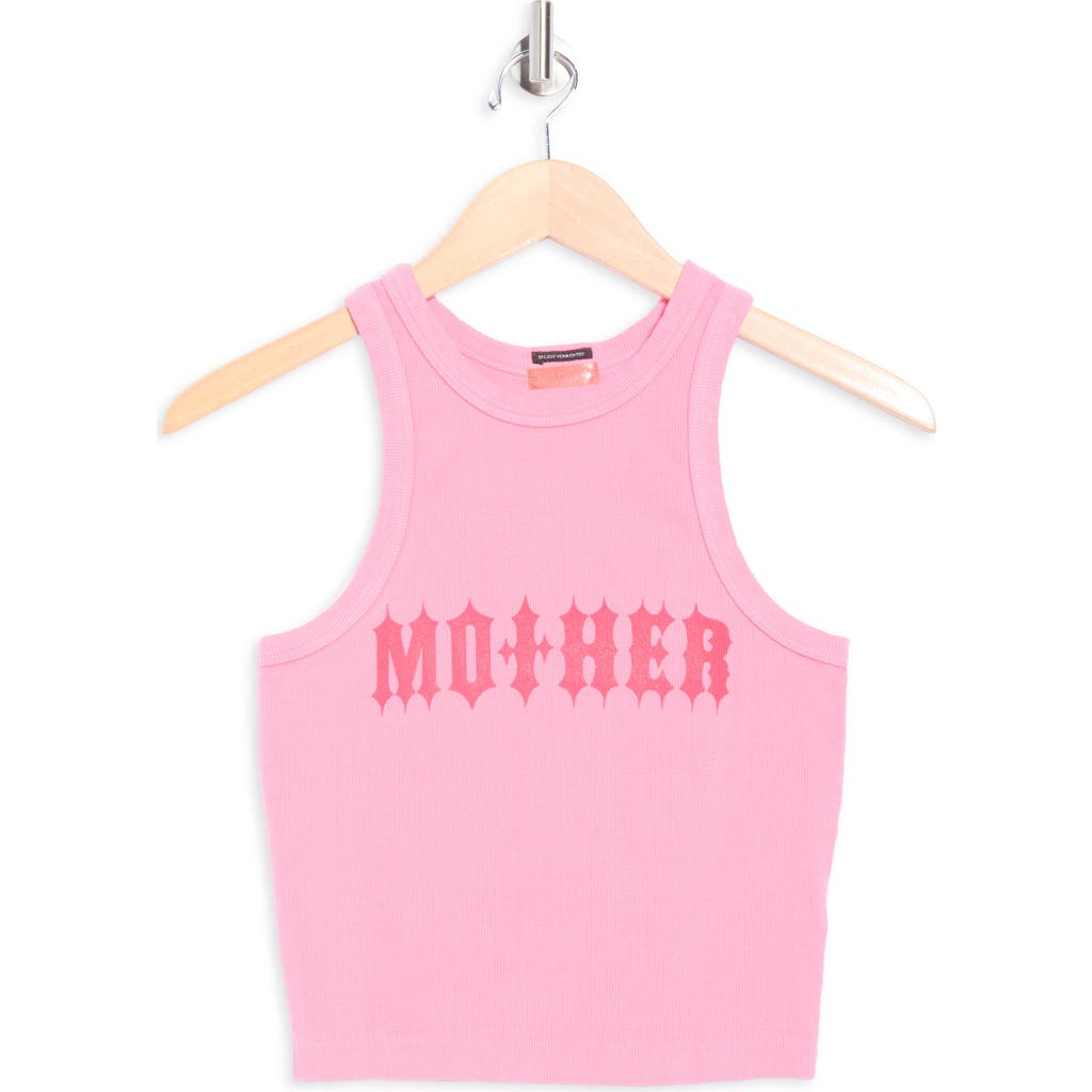 Mother The Chin Ups Chop Crop Graphic Tank