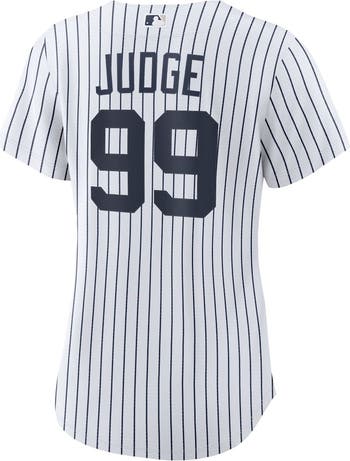 Men's New York Yankees Aaron Judge Nike White shops Home Replica Player Name Jersey