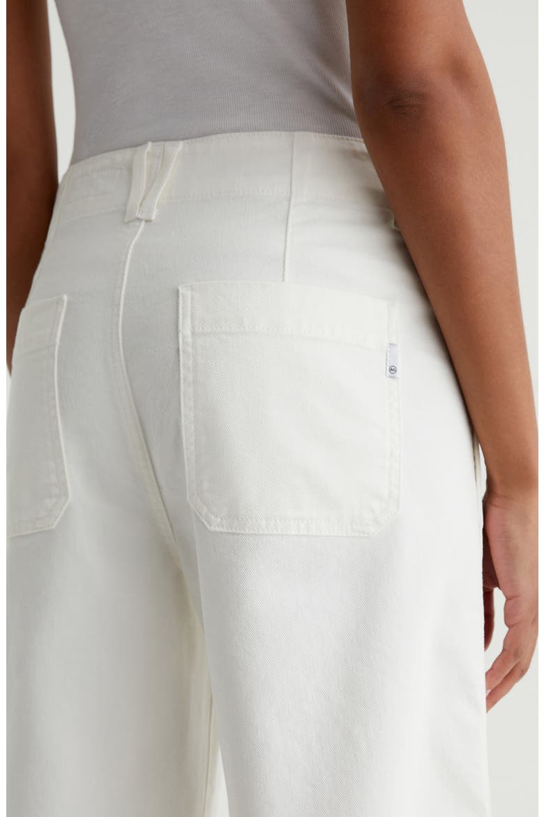 Natasha High Waist Flare Ankle Pants, Alternate, color, POWDER