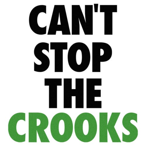 Crooks & Castles Can't Stop The Crooks Graphic T-shirt In White