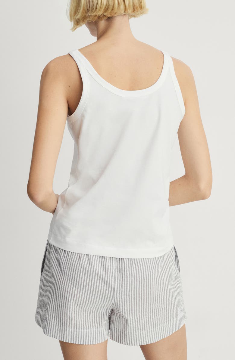 MANGO Two-Piece Stripe Short Pajamas, Alternate, color, Medium Grey