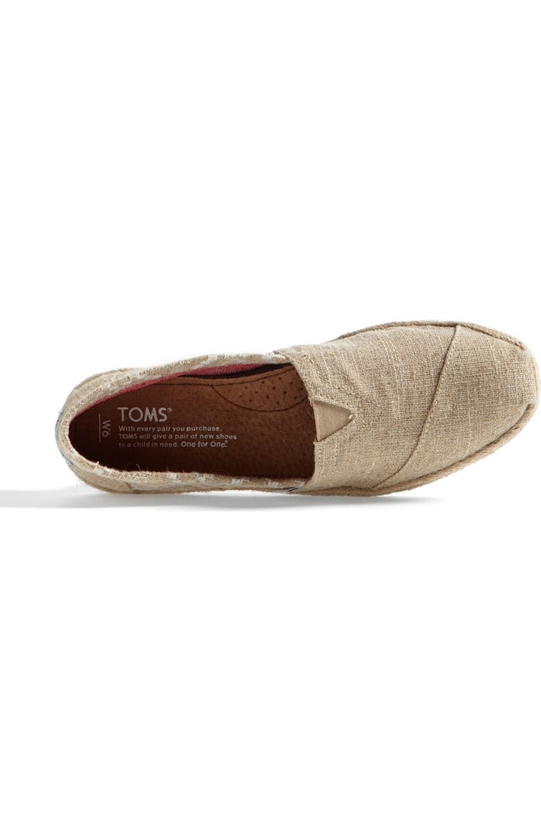 TOMS 'Classic' Embroidered Slip-On, Alternate, color,
