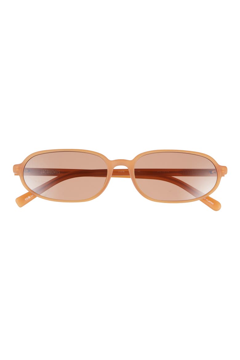 Oval Polarized Sunglasses, Main, color, SANDED CARAMEL/GOLD/BROWN