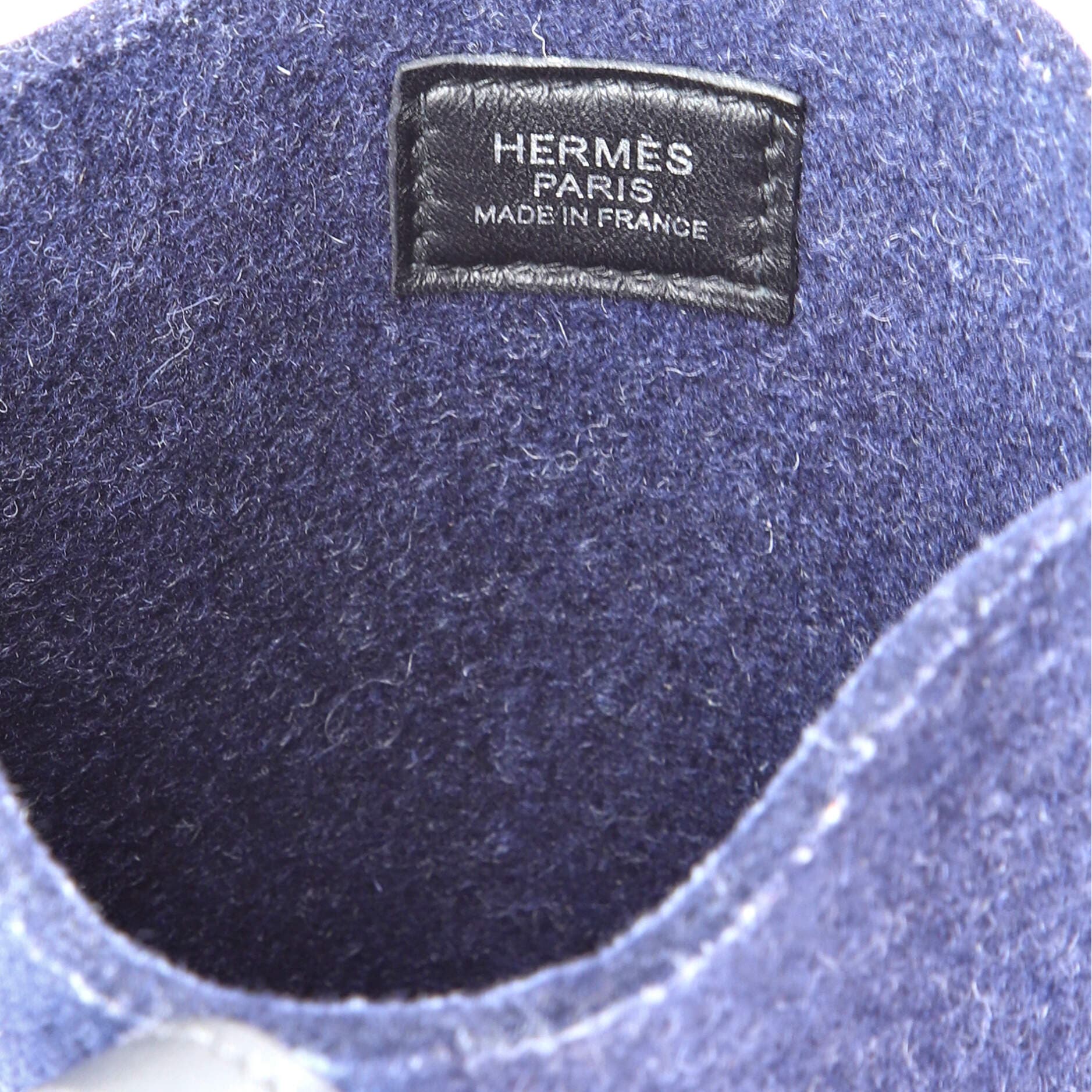 Pre-Owned Hermes Evelyne Bag Gen III Felt TPM, Alternate, color, Bleu Nuit