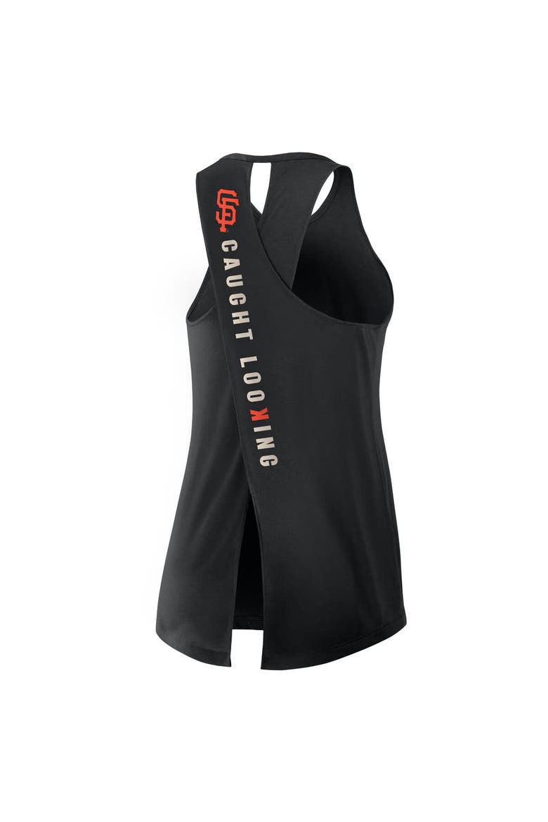 Women's Nike Black San Francisco Giants Crisscross Performance Tank Top, Alternate, color, Black