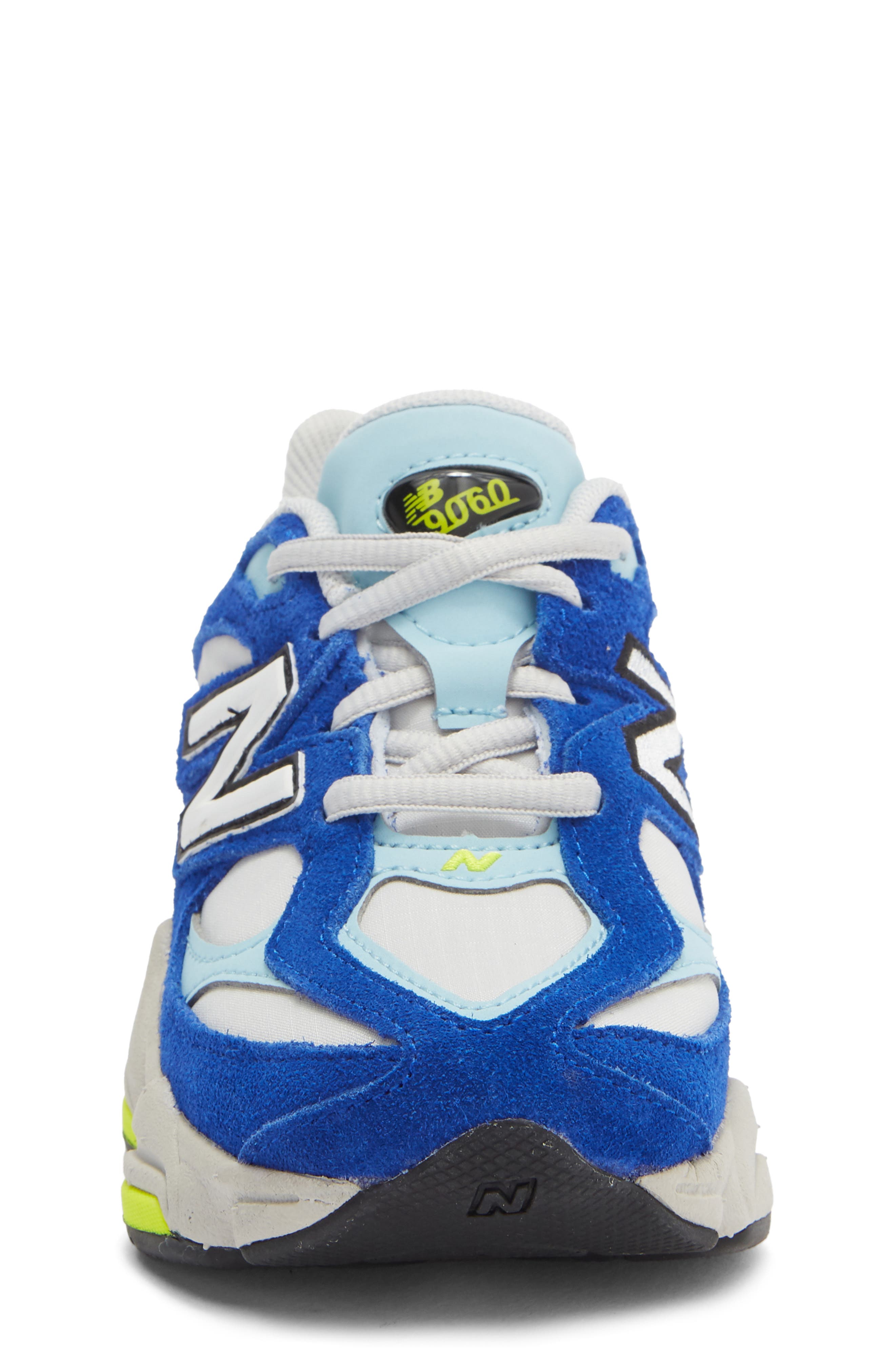 Kids' 9060 Sneaker, Alternate, color, BLUE BIRD/ CLOUD BLUE