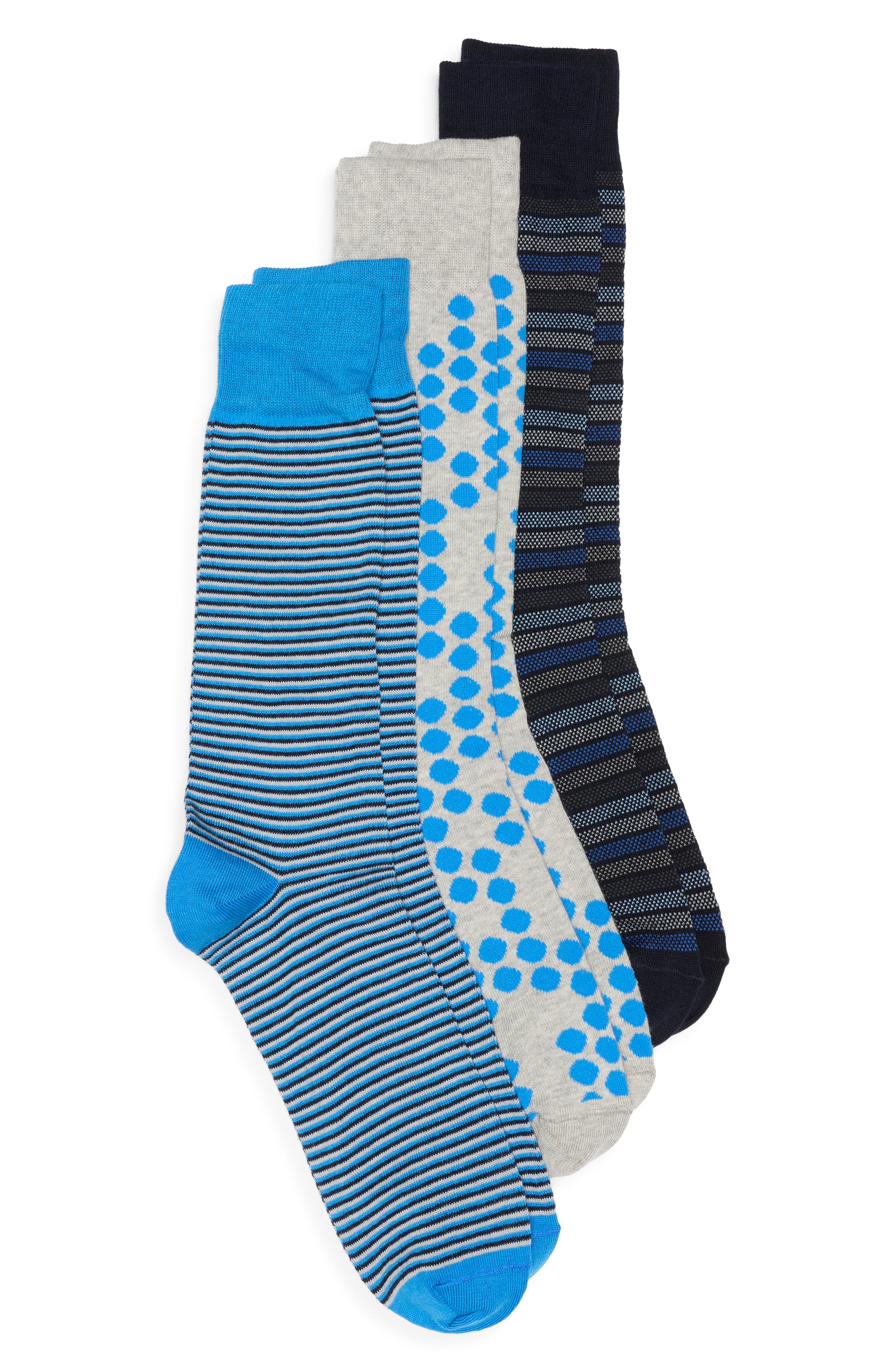 Assorted 3-Pack Dress Socks