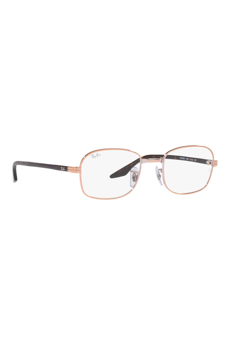 0RX3690V 51mm Pillow Optical Glasses, Alternate, color, COPPER