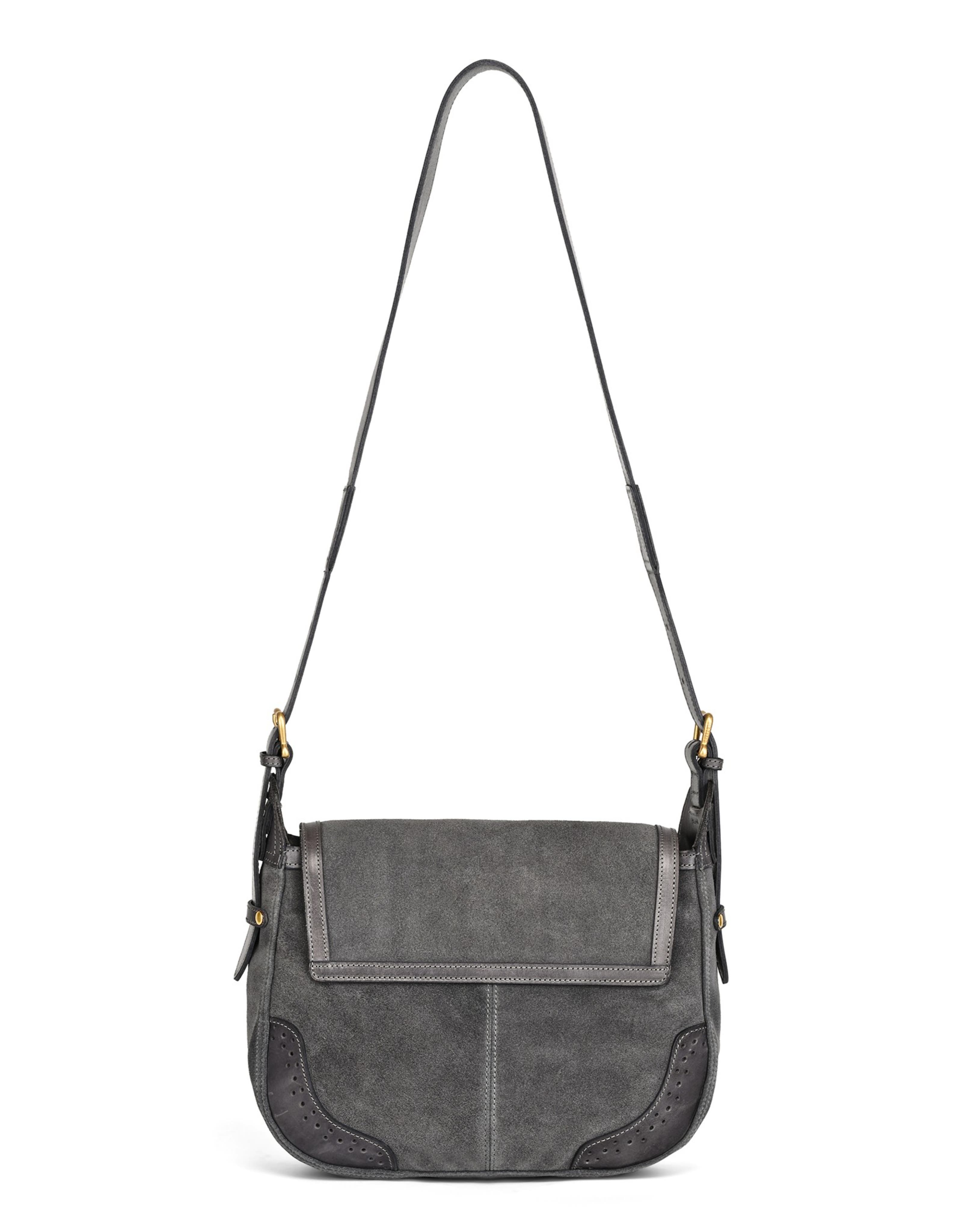 OLD TREND Camellia Genuine Leather Structured Mailbag, Alternate, color, Slate